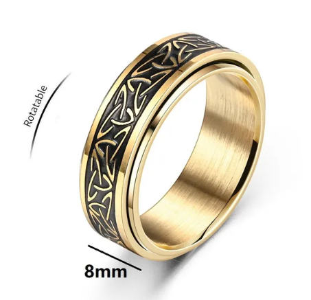 Celtic Knot Band - Gold